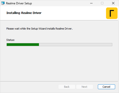 Realme Driver Setup Process