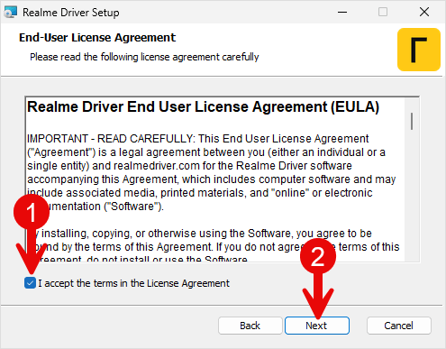 Realme Driver Setup Found